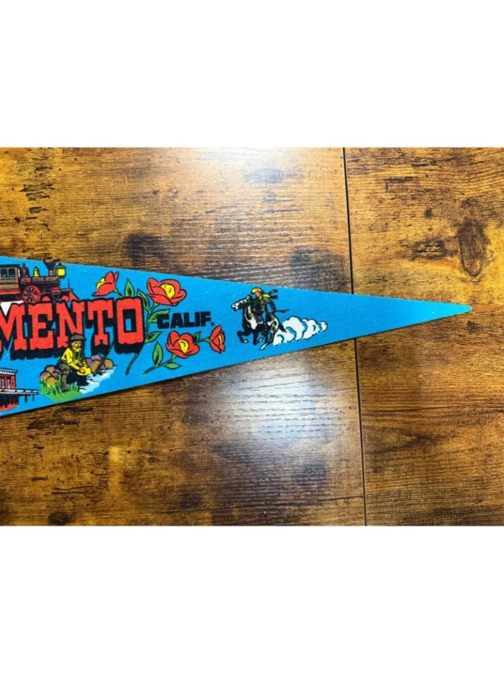 Vintage Old Sacramento, California pennant